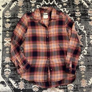 American Eagle Boyfriend Fit Flannel Shirt